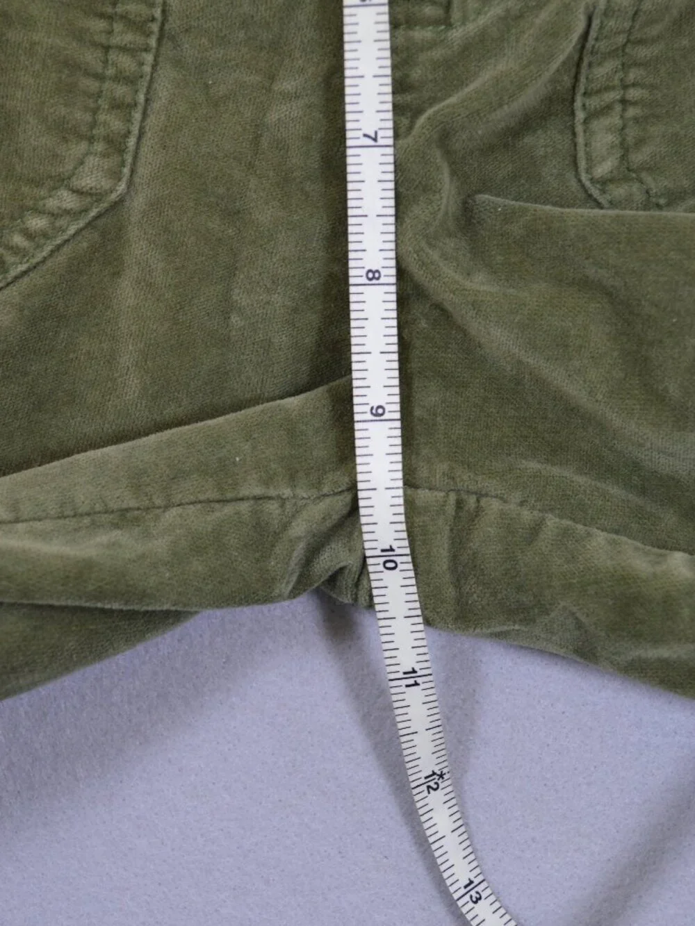 🌿 Free People Olive Corduroy Pants XS Boho Vintage Wash